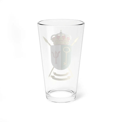 Coat of Arms of the 2nd-1 Information Operations Group (Spain) (Coat of Arms) Pint Glass 16oz - Go Mug Yourself