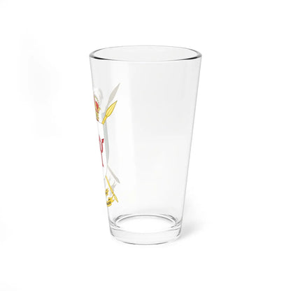 Coat of Arms of the 2nd-1 Information Operations Group (Spain) (Coat of Arms) Pint Glass 16oz - Go Mug Yourself