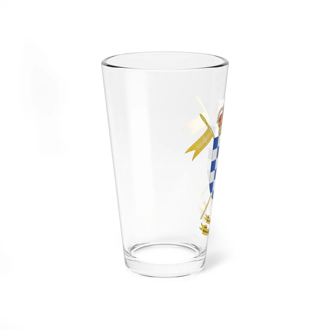 Coat of Arms of the 2nd-10 Armored Cavalry Group Almansa (Spain) (Coat of Arms) Pint Glass 16oz - Go Mug Yourself