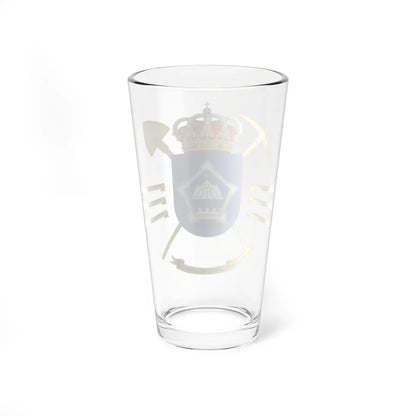 Coat of Arms of the 2nd 11 Camp Building Battalion (Spain) (Coat of Arms) Pint Glass 16oz - Go Mug Yourself