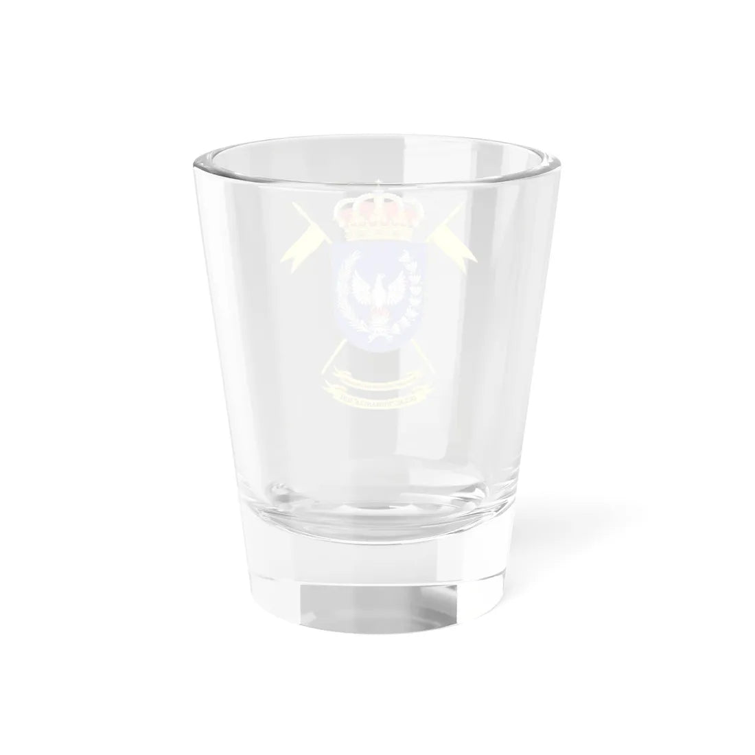 Coat of Arms of the 2nd-11 Light Armored Cavalry Group Numancia (Spain) (Coat of Arms) Shot Glass 1.5oz - Go Mug Yourself