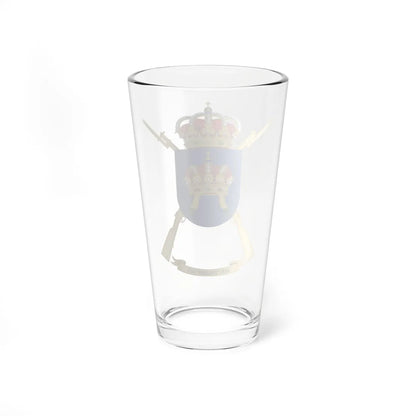Coat of Arms of the 2nd-3 Protected Infantry Battalion Toledo (Spain) (Coat of Arms) Pint Glass 16oz - Go Mug Yourself