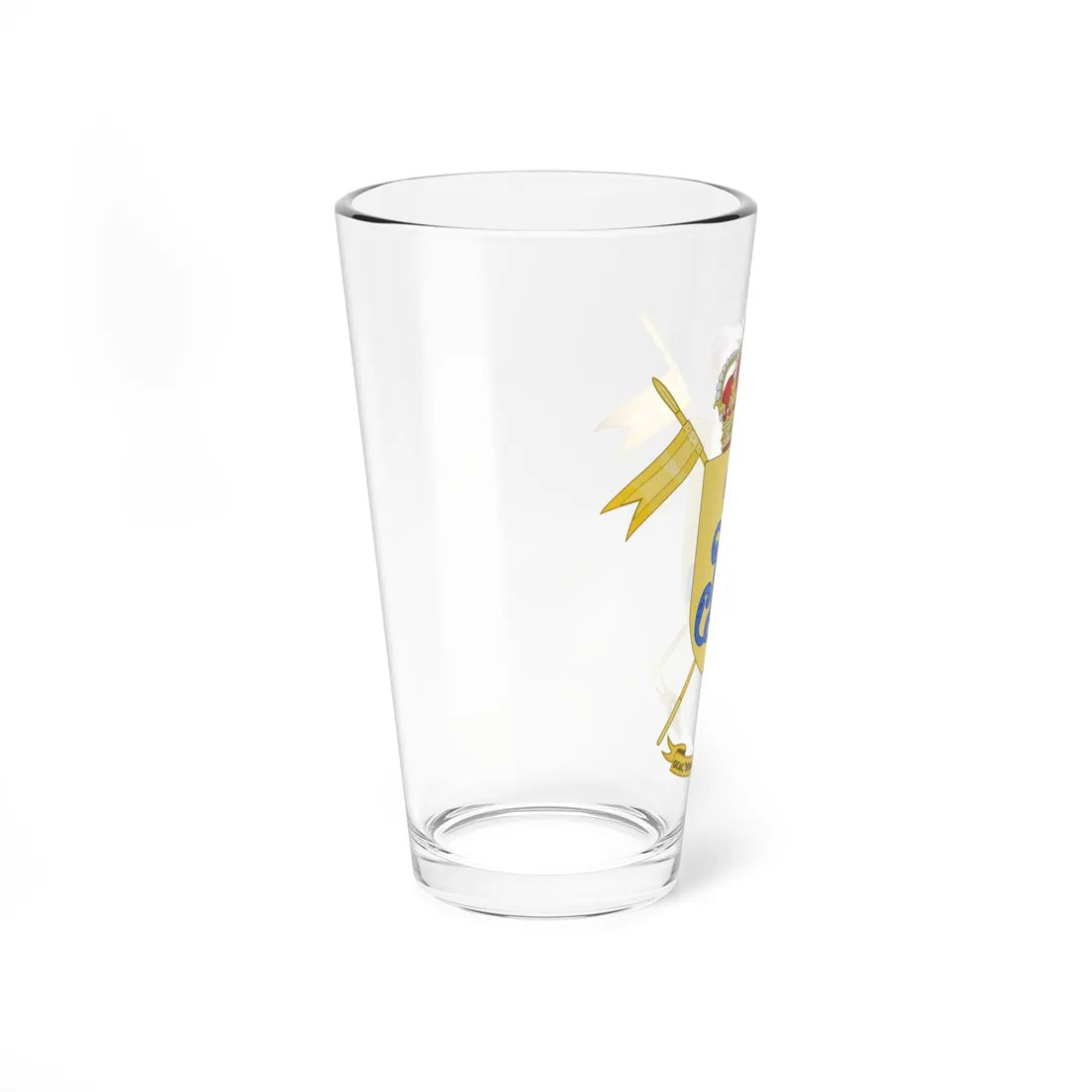 Coat of Arms of the 2nd-4 Cavalry Armored Group Princesa (Spain) (Coat of Arms) Pint Glass 16oz - Go Mug Yourself