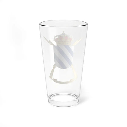 Coat of Arms of the 2nd-4 Protected Infantry Flag Roger de Lauria (Spain) (Coat of Arms) Pint Glass 16oz - Go Mug Yourself
