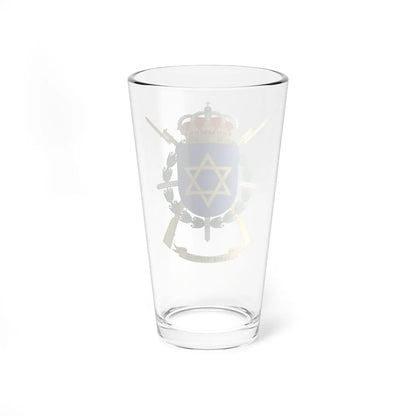 Coat of Arms of the 2nd-52 Regulares Battalion Rif (Spain) (Coat of Arms) Pint Glass 16oz - Go Mug Yourself