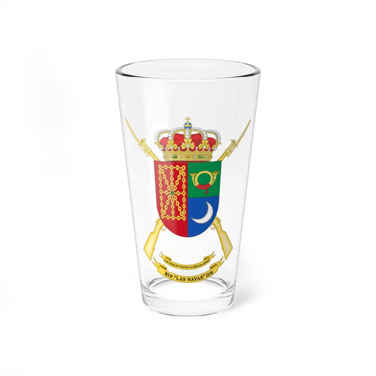 Coat of Arms of the 2nd-6 Protected Infantry Battalion Las Navas (Spain) (Coat of Arms) Pint Glass 16oz 16oz - Go Mug Yourself