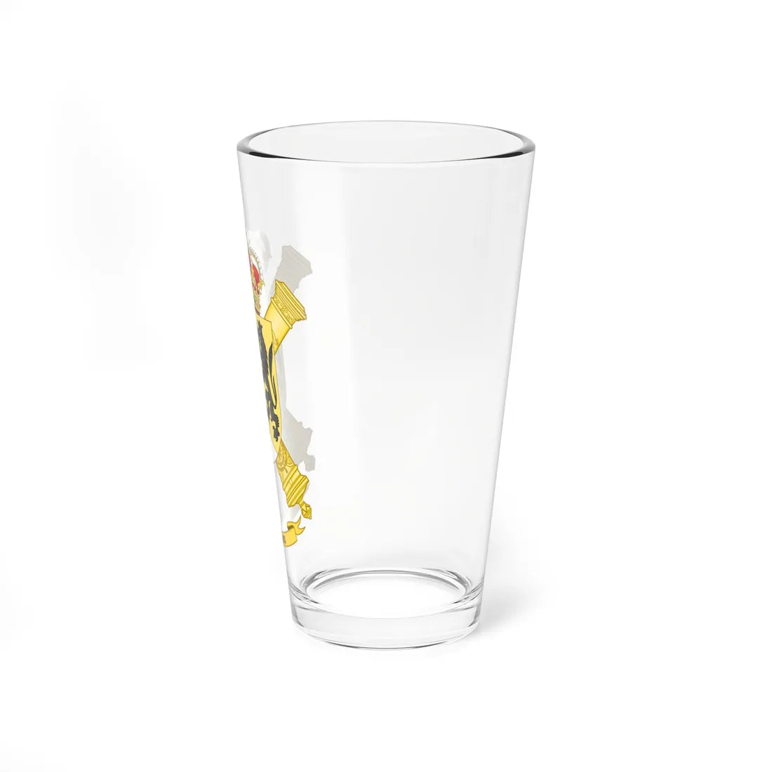 Coat of Arms of the 2nd-63 Information and Location Artillery Battalion (Spain) (Coat of Arms) Pint Glass 16oz - Go Mug Yourself