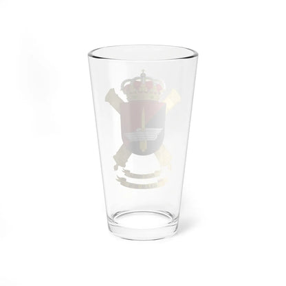 Coat of Arms of the 2nd-74 Air Defence Artillery Group (Spain) (Coat of Arms) Pint Glass 16oz - Go Mug Yourself