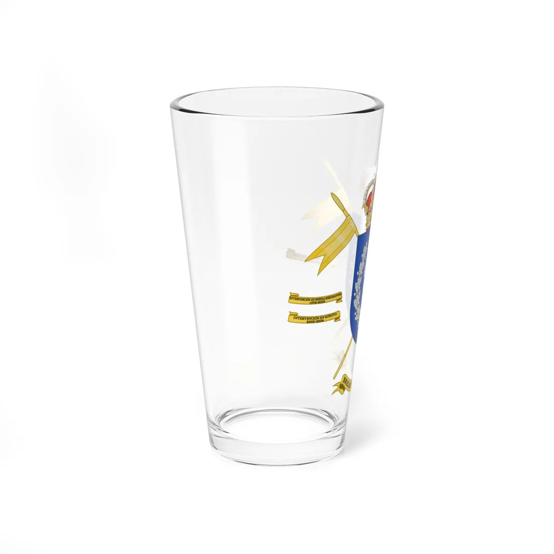 Coat of Arms of the 2nd Cavalry Brigade Castillejos (Spain) (Coat of Arms) Pint Glass 16oz - Go Mug Yourself