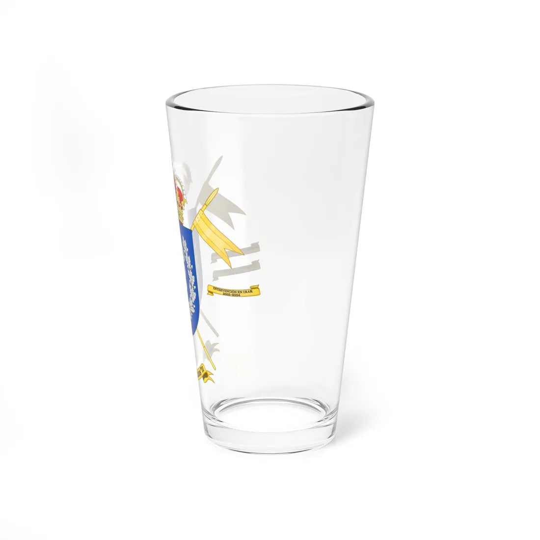 Coat of Arms of the 2nd Cavalry Brigade Castillejos (Spain) (Coat of Arms) Pint Glass 16oz - Go Mug Yourself