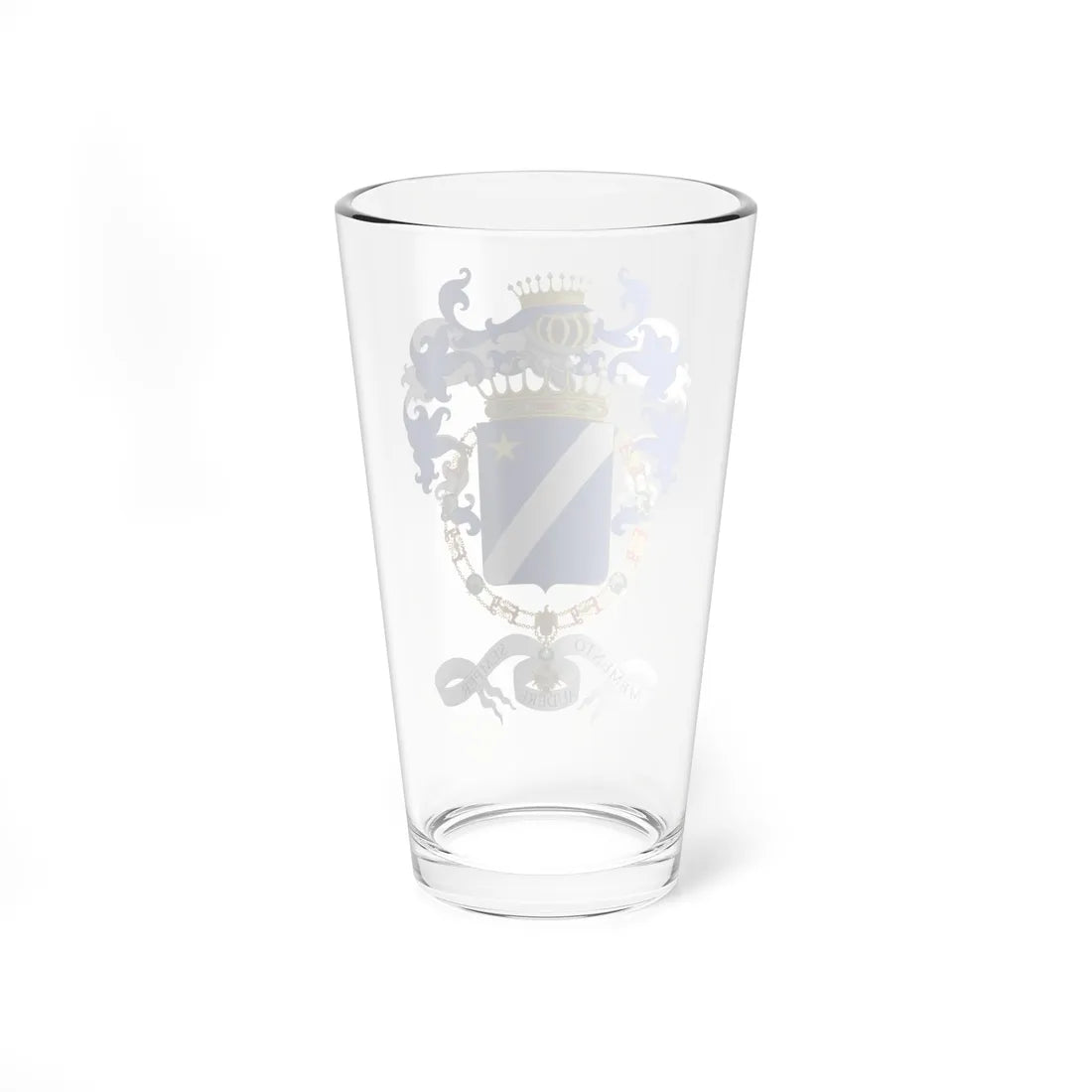 Coat of Arms of the 2nd Count of Cortellazzo and Buccari Order of Isabella the Catholic (Spain) (Coat of Arms) Pint Glass 16oz - Go Mug Yourself