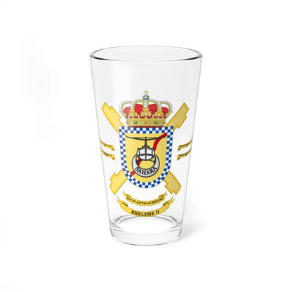 Coat of Arms of the 2nd Emergency Helicopter Battalion (Spain) (Coat of Arms) Pint Glass 16oz 16oz - Go Mug Yourself
