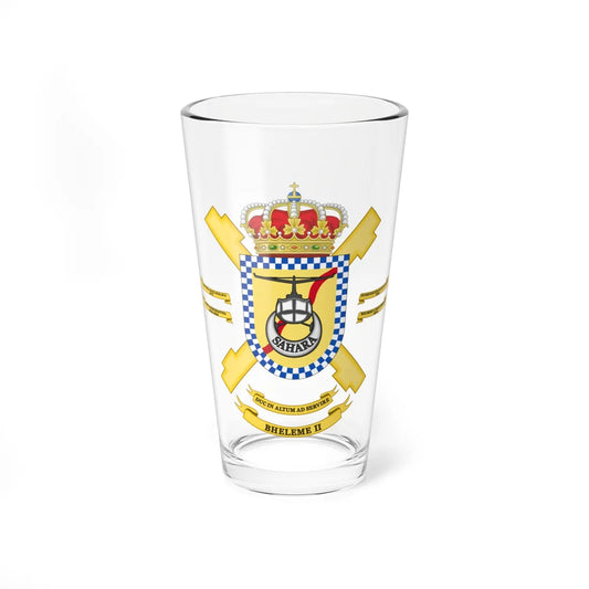 Coat of Arms of the 2nd Emergency Helicopter Battalion (Spain) (Coat of Arms) Pint Glass 16oz 16oz - Go Mug Yourself