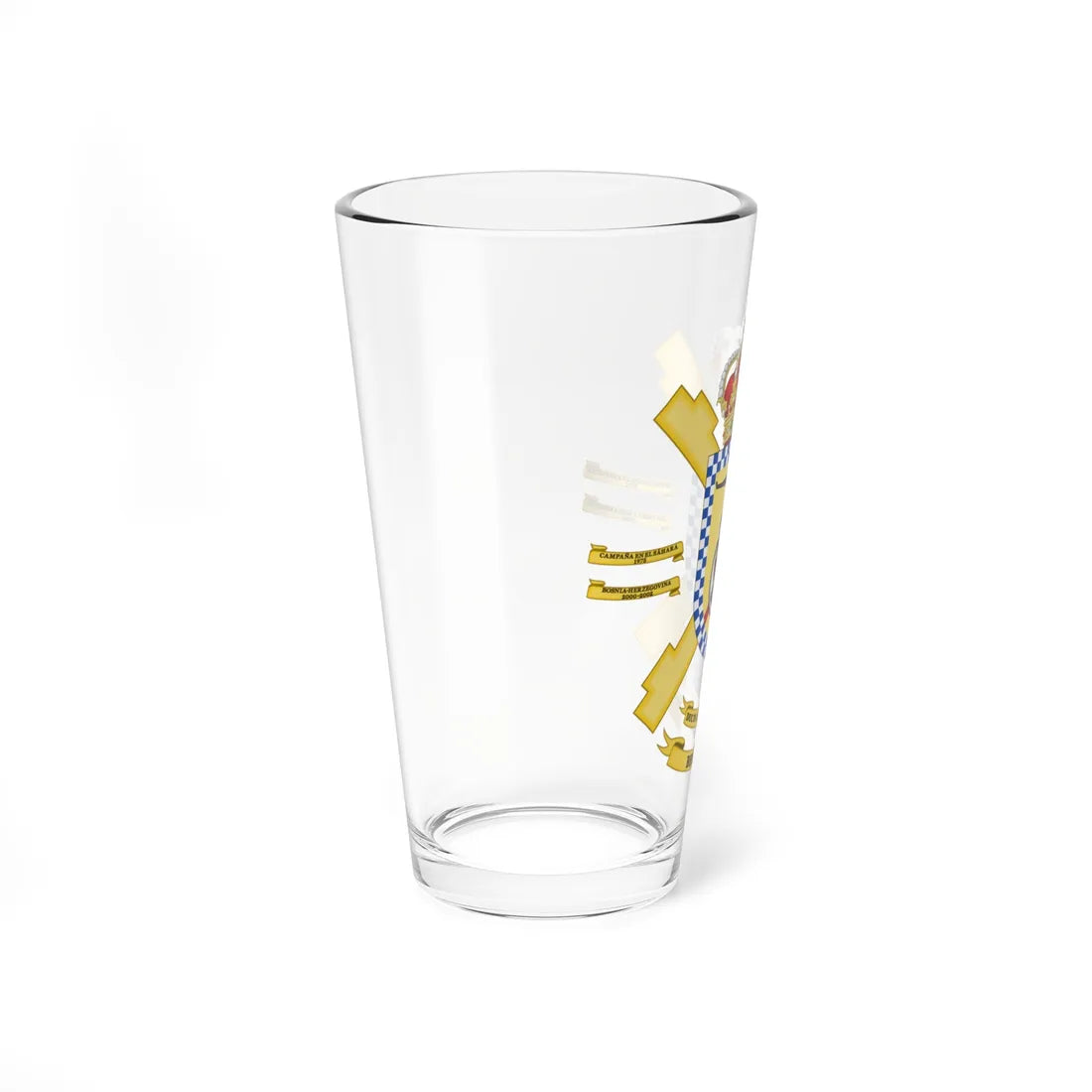 Coat of Arms of the 2nd Emergency Helicopter Battalion (Spain) (Coat of Arms) Pint Glass 16oz - Go Mug Yourself