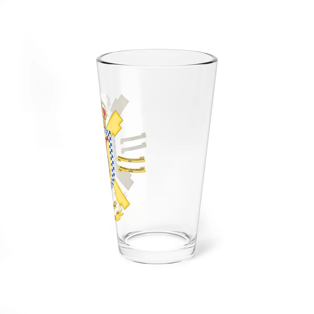 Coat of Arms of the 2nd Emergency Helicopter Battalion (Spain) (Coat of Arms) Pint Glass 16oz - Go Mug Yourself