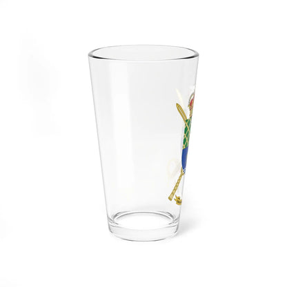 Coat of Arms of the 2nd Spanish Army Construction Command (Spain) (Coat of Arms) Pint Glass 16oz - Go Mug Yourself