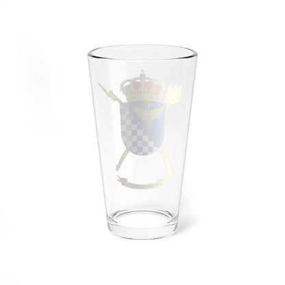 Coat of Arms of the 2nd Spanish Army Health Services Group (Spain) (Coat of Arms) Pint Glass 16oz - Go Mug Yourself