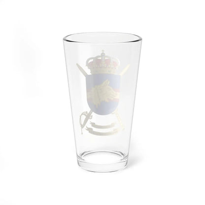 Coat of Arms of the 2nd Spanish Legion Brigade Headquarters Flag (Spain) (Coat of Arms) Pint Glass 16oz - Go Mug Yourself