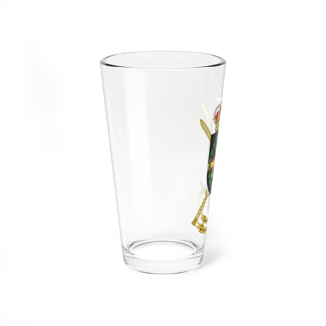 Coat of Arms of the 2nd Spanish Legion Brigade King Alfonso XIII Polyvalent Brigade (Spain) (Coat of Arms) Pint Glass 16oz - Go Mug Yourself