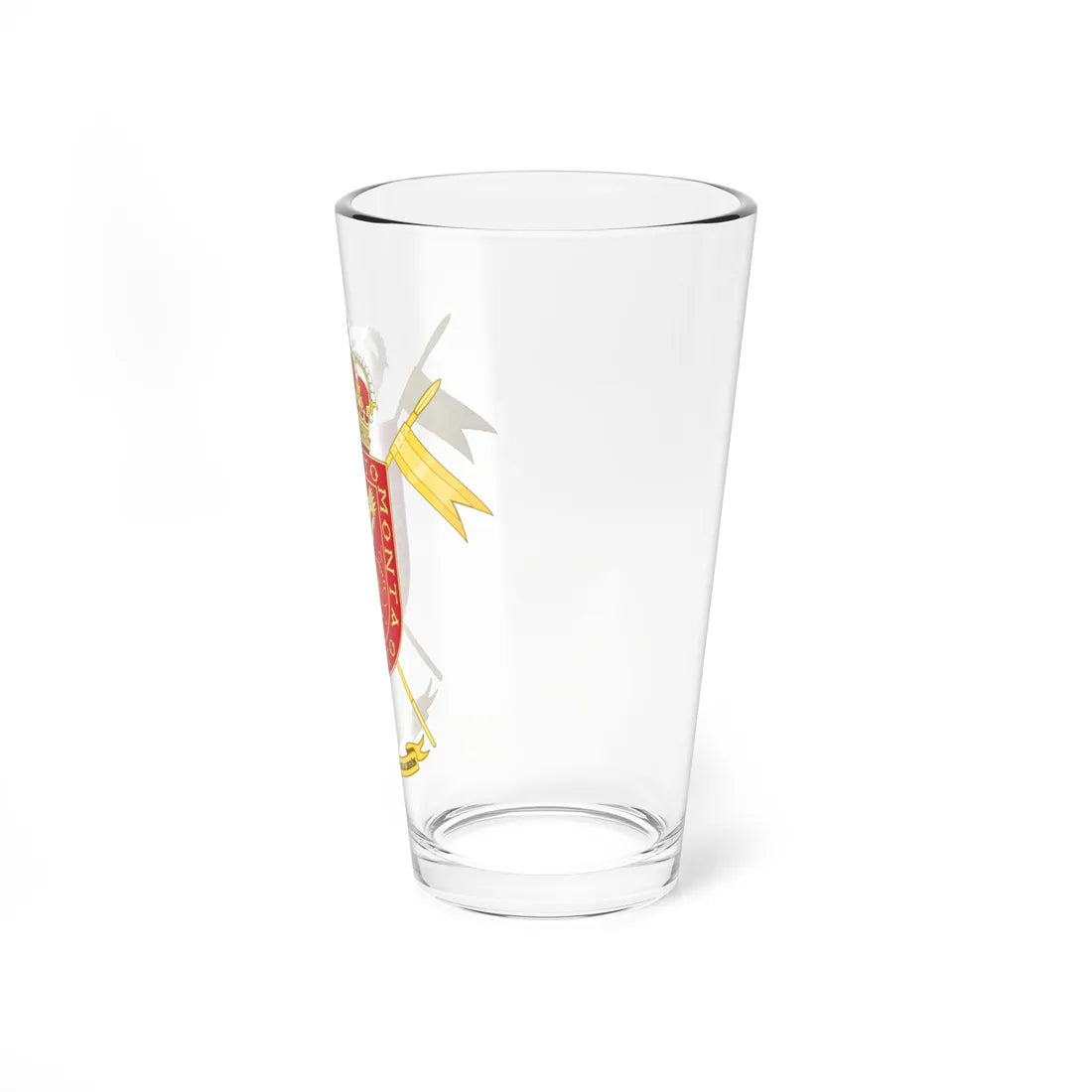 Coat of Arms of the 2nd Spanish Legion Light Armored Cavalry Group Catholic Monarchs (Spain) (Coat of Arms) Pint Glass 16oz - Go Mug Yourself