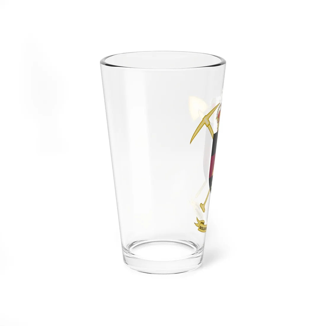 Coat of Arms of the 2nd Spanish Legion Military Engineering Batalion (Spain) (Coat of Arms) Pint Glass 16oz - Go Mug Yourself