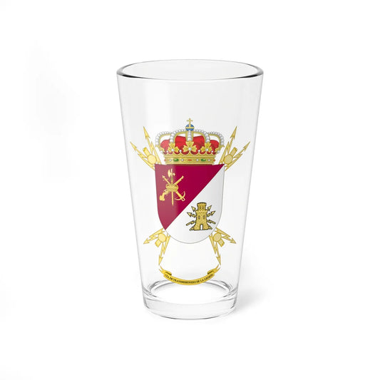 Coat of Arms of the 2nd Spanish Legion Signals Company (Spain) (Coat of Arms) Pint Glass 16oz 16oz - Go Mug Yourself