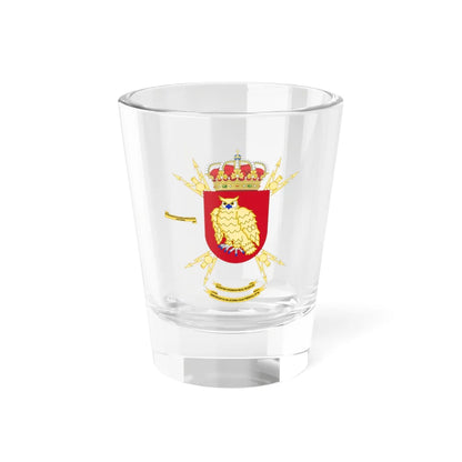 Coat of Arms of the 31st Electronic Warfare Regiment (Spain) (Coat of Arms) Shot Glass 1.5oz 1.5oz - Go Mug Yourself