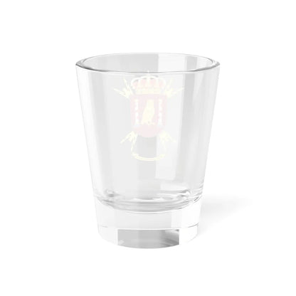 Coat of Arms of the 32nd Electronic Warfare Regiment (Spain) (Coat of Arms) Shot Glass 1.5oz - Go Mug Yourself