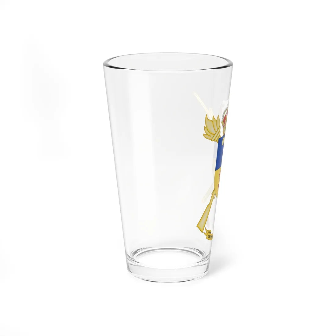Coat of Arms of the 3rd-3 Spanish Army Health Services Group (Spain) (Coat of Arms) Pint Glass 16oz - Go Mug Yourself