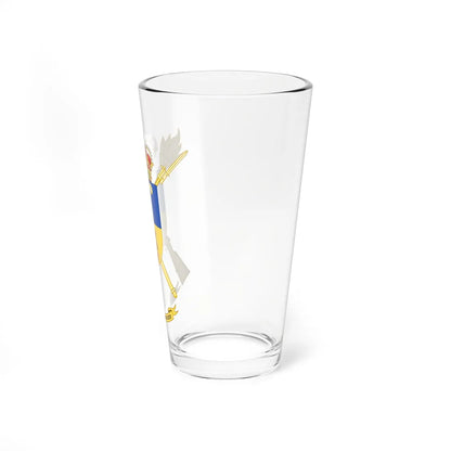 Coat of Arms of the 3rd-3 Spanish Army Health Services Group (Spain) (Coat of Arms) Pint Glass 16oz - Go Mug Yourself