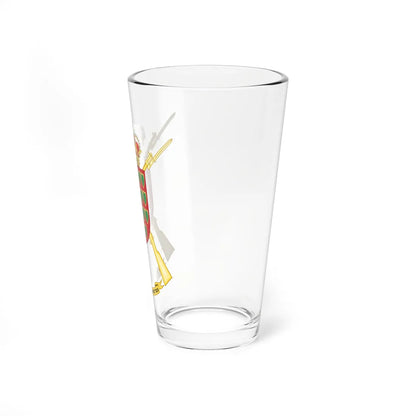 Coat of Arms of the 3rd-5 Protected Infantry Flag Ortiz de Zárate (Spain) (Coat of Arms) Pint Glass 16oz - Go Mug Yourself