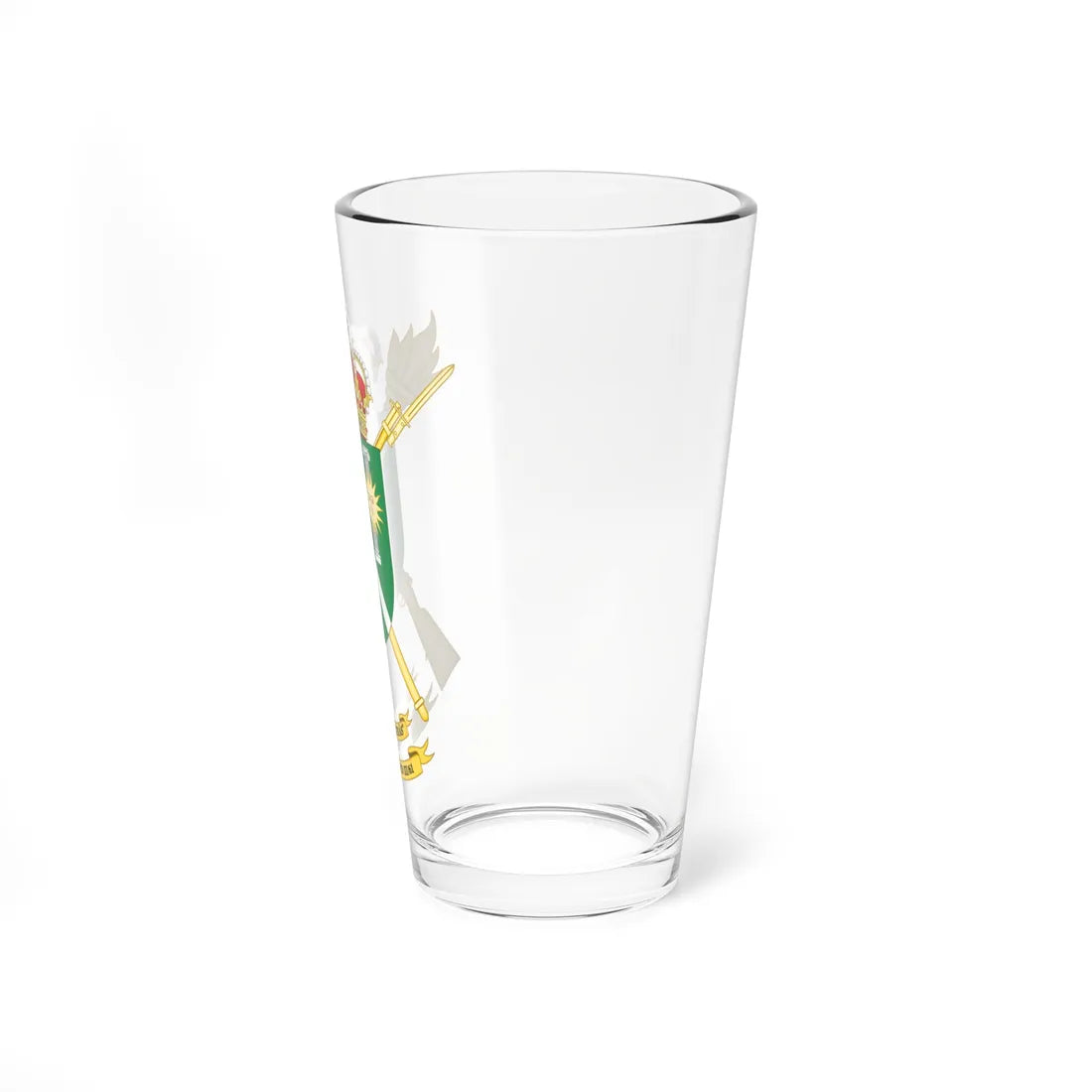 Coat of Arms of the 3rd-61 Logistics Group (Spain) (Coat of Arms) Pint Glass 16oz - Go Mug Yourself