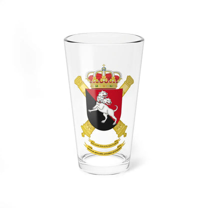 Coat of Arms of the 3rd-73 Patriot Air Defence Artillery Group (Spain) (Coat of Arms) Pint Glass 16oz 16oz - Go Mug Yourself