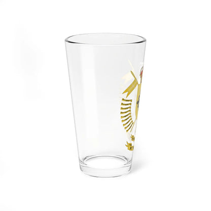 Coat of Arms of the 3rd Cavalry Regiment Montesa (Spain) (Coat of Arms) Pint Glass 16oz - Go Mug Yourself