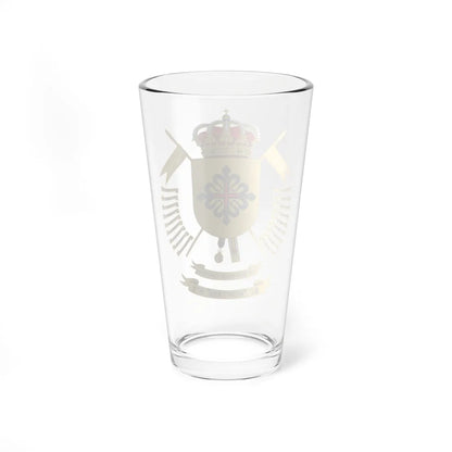 Coat of Arms of the 3rd Cavalry Regiment Montesa (Spain) (Coat of Arms) Pint Glass 16oz - Go Mug Yourself