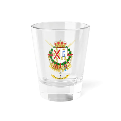 Coat of Arms of the 3rd Infantry Regiment Príncipe (Spain) (Coat of Arms) Shot Glass 1.5oz 1.5oz - Go Mug Yourself