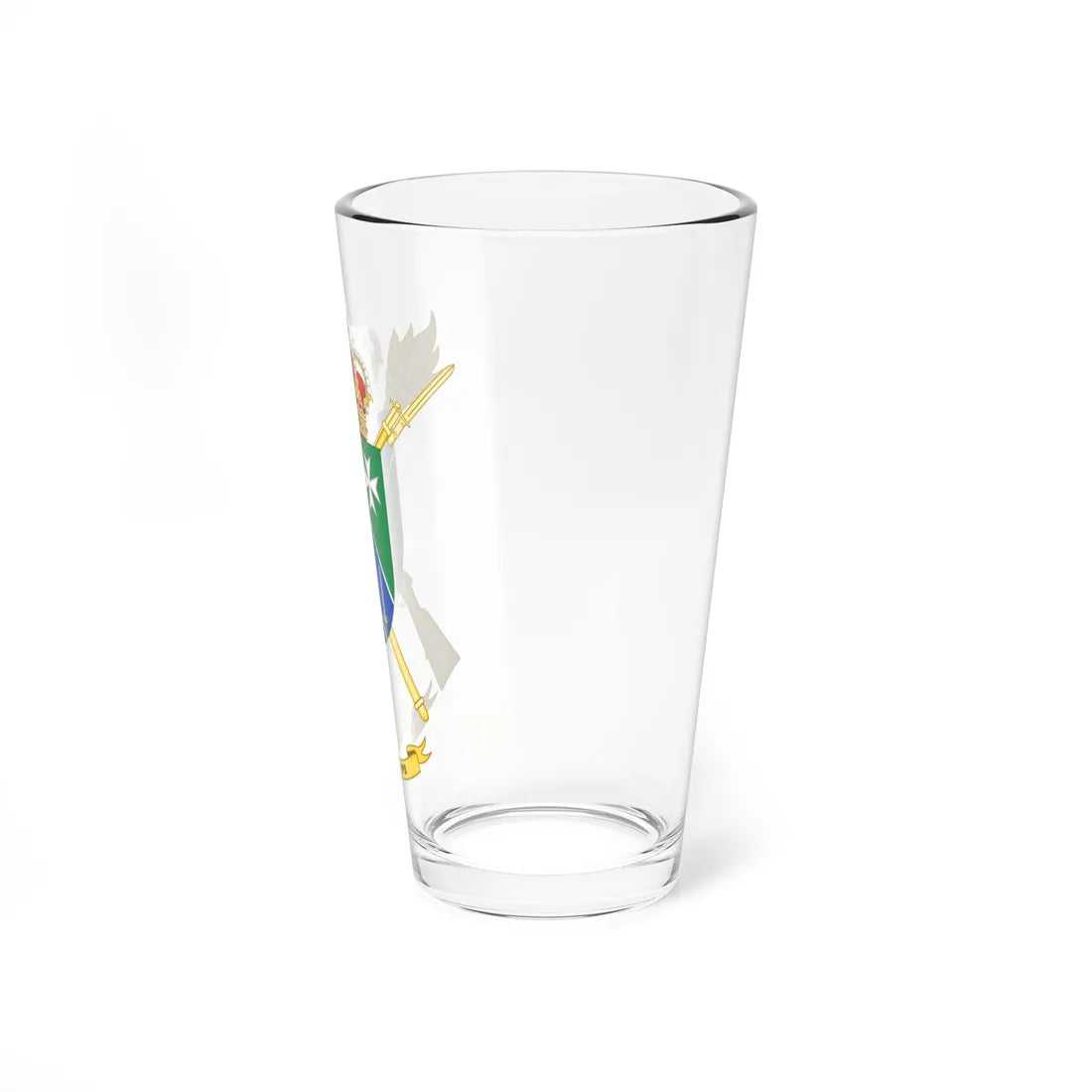 Coat of Arms of the 3rd Spanish Army Health Services Group (Spain) (Coat of Arms) Pint Glass 16oz - Go Mug Yourself