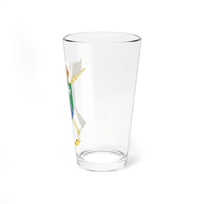 Coat of Arms of the 3rd Spanish Army Health Services Group (Spain) (Coat of Arms) Pint Glass 16oz - Go Mug Yourself