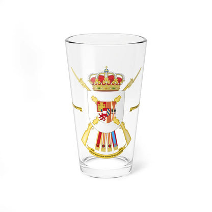 Coat of Arms of the 3rd Spanish Legion Tercio Don Juan de Austria (Spain) (Coat of Arms) Pint Glass 16oz 16oz - Go Mug Yourself