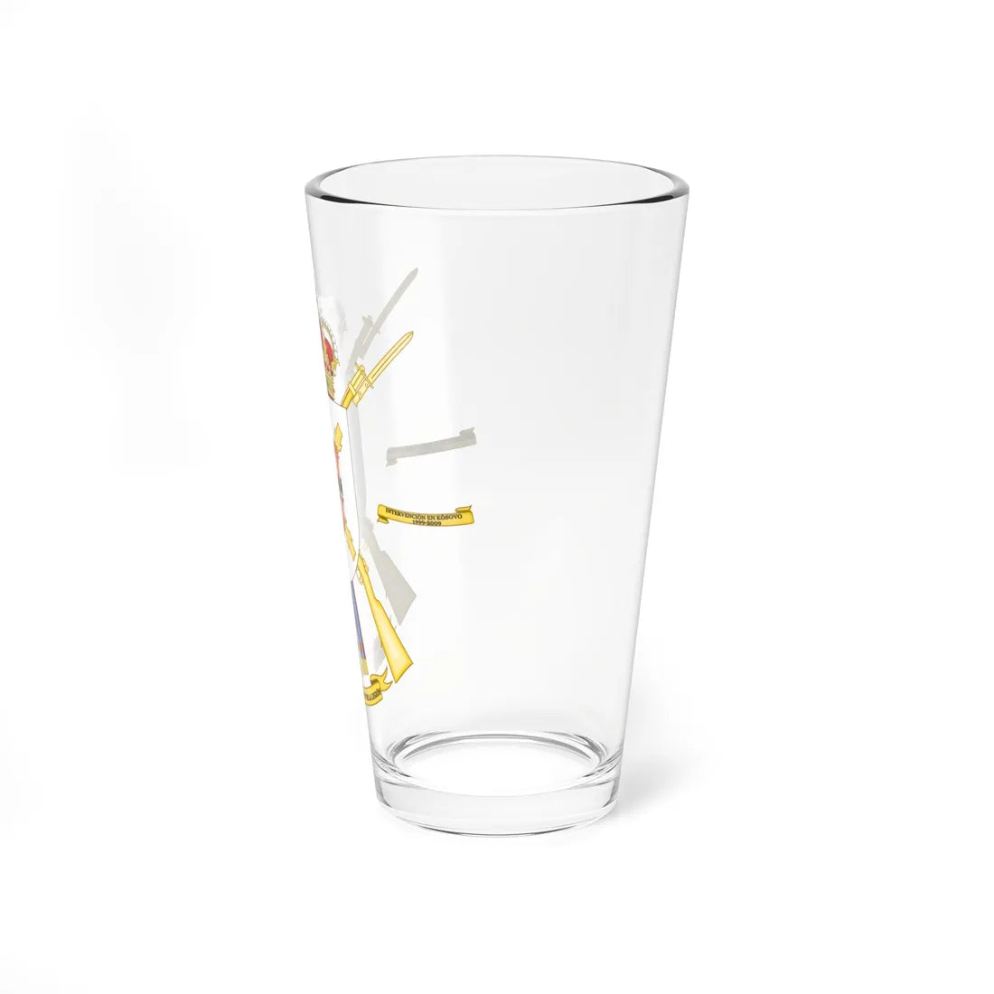 Coat of Arms of the 3rd Spanish Legion Tercio Don Juan de Austria (Spain) (Coat of Arms) Pint Glass 16oz - Go Mug Yourself