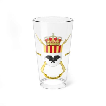 Coat of Arms of the 3rd Special Operations Group Valencia (Spain) (Coat of Arms) Pint Glass 16oz 16oz - Go Mug Yourself