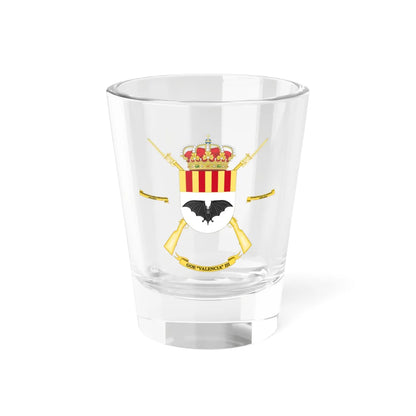 Coat of Arms of the 3rd Special Operations Group Valencia (Spain) (Coat of Arms) Shot Glass 1.5oz 1.5oz - Go Mug Yourself