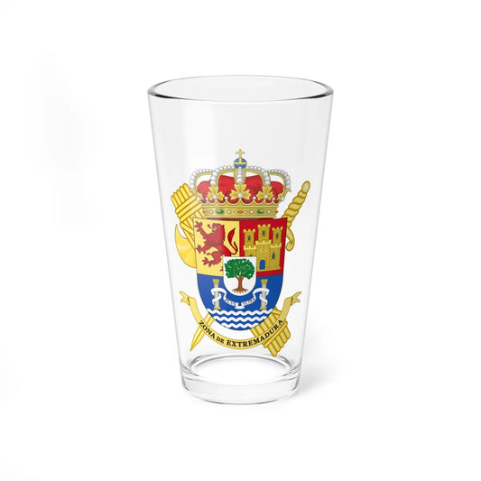 Coat of Arms of the 3rd Zone of the Guardia Civil - Extremadura (Spain) (Coat of Arms) Pint Glass 16oz 16oz - Go Mug Yourself