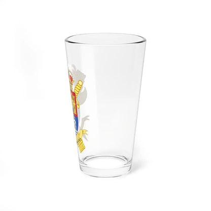 Coat of Arms of the 3rd Zone of the Guardia Civil - Extremadura (Spain) (Coat of Arms) Pint Glass 16oz - Go Mug Yourself