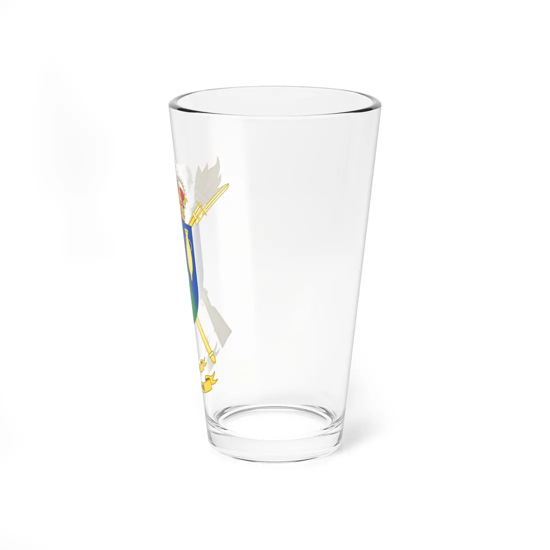 Coat of Arms of the 41st Logistics Support Group (Spain) (Coat of Arms) Pint Glass 16oz - Go Mug Yourself