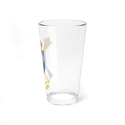 Coat of Arms of the 41st Logistics Support Group (Spain) (Coat of Arms) Pint Glass 16oz - Go Mug Yourself