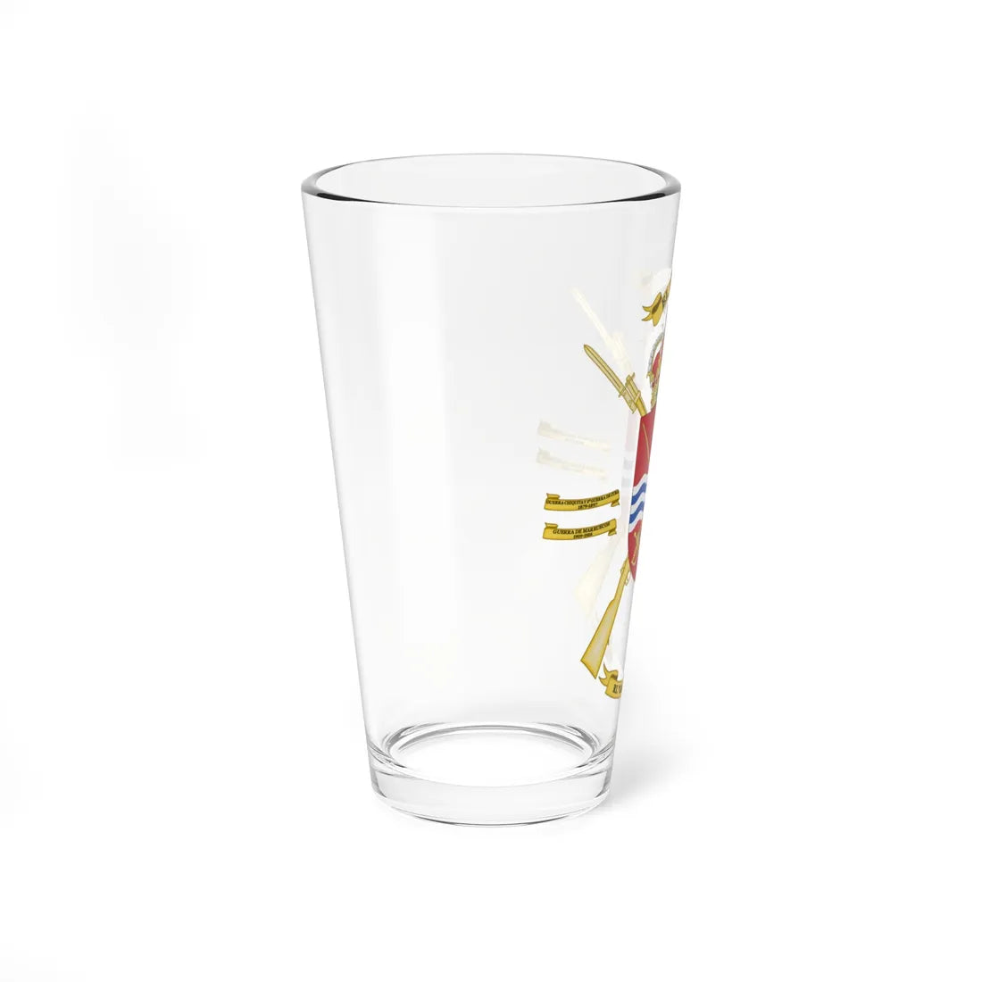 Coat of Arms of the 45th Infantry Regiment Garellano (Spain) (Coat of Arms) Pint Glass 16oz - Go Mug Yourself