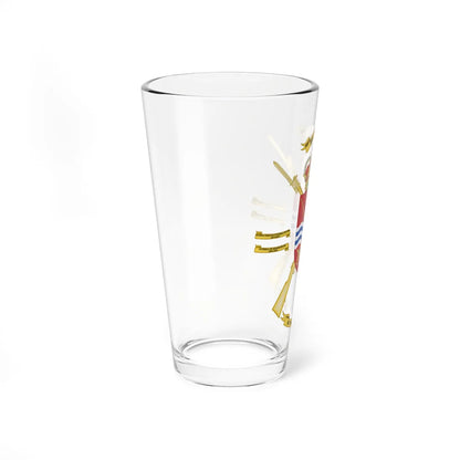 Coat of Arms of the 45th Infantry Regiment Garellano (Spain) (Coat of Arms) Pint Glass 16oz - Go Mug Yourself