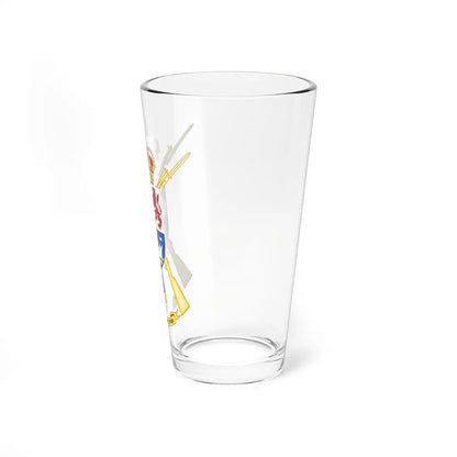 Coat of Arms of the 49th Infantry Regiment Tenerife (Spain) (Coat of Arms) Pint Glass 16oz - Go Mug Yourself