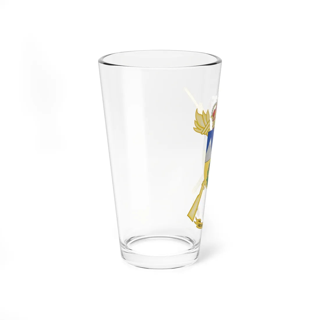Coat of Arms of the 4th-3 Spanish Army Health Services Group (Spain) (Coat of Arms) Pint Glass 16oz - Go Mug Yourself